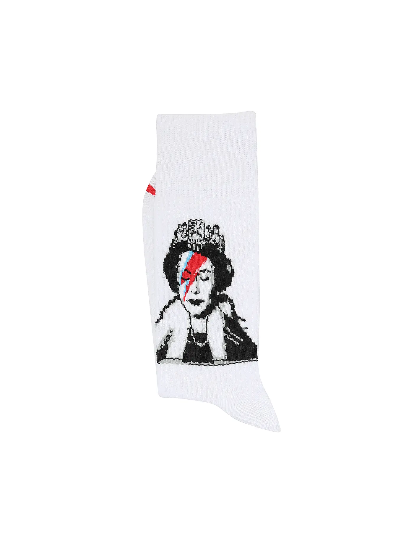 MUSEARTA | Herren Socken BANKSY GRAFFITI - LIZZIE STARTUST white | 